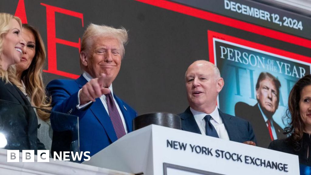Trump Celebrates Stock Market Surge Amid TIME Honor