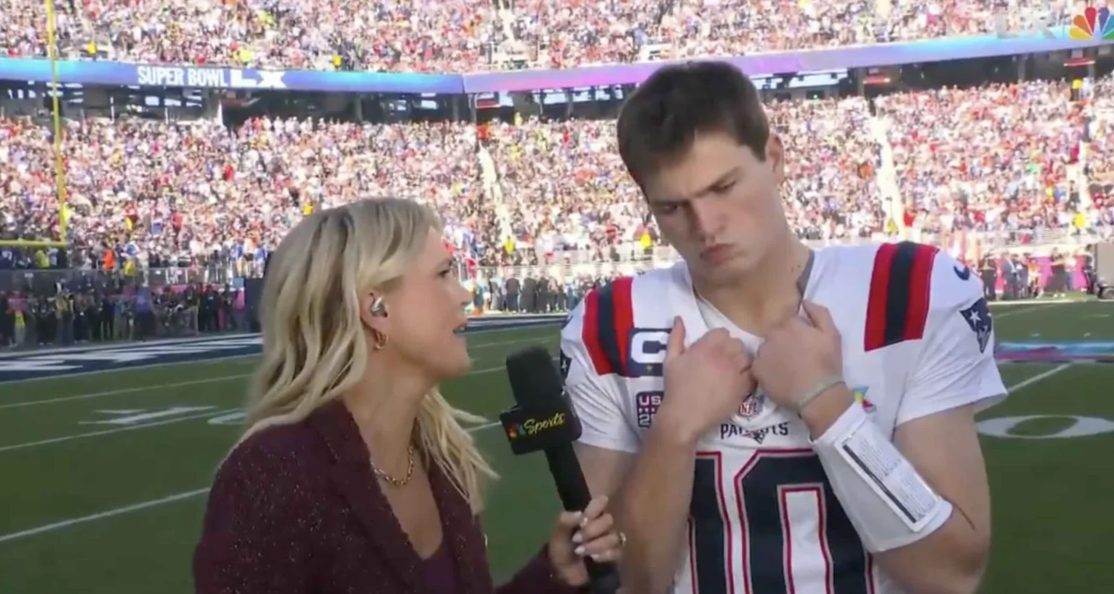 Odd pregames moment: Maye's shoulder update comes after Stark's interview