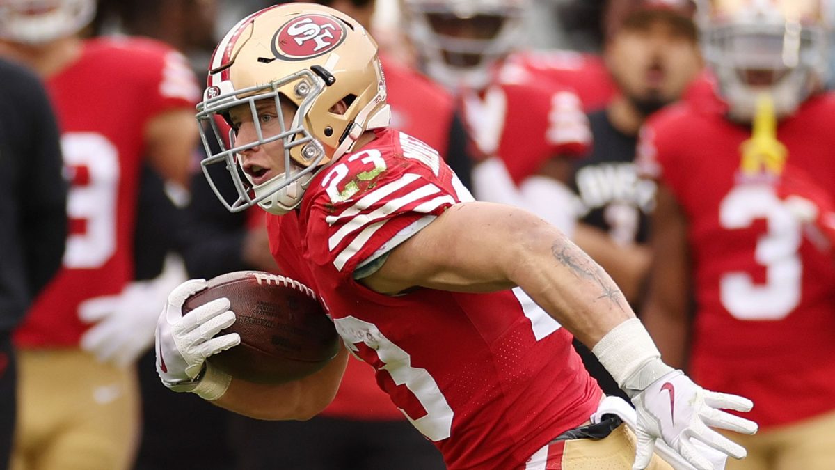 Christian McCaffrey's TD streak ends, but so does 49ers' skid