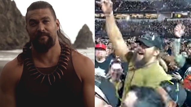 Featured image for Jason Momoa Rocks Out in Concert Mosh Pit at SoFi Stadium