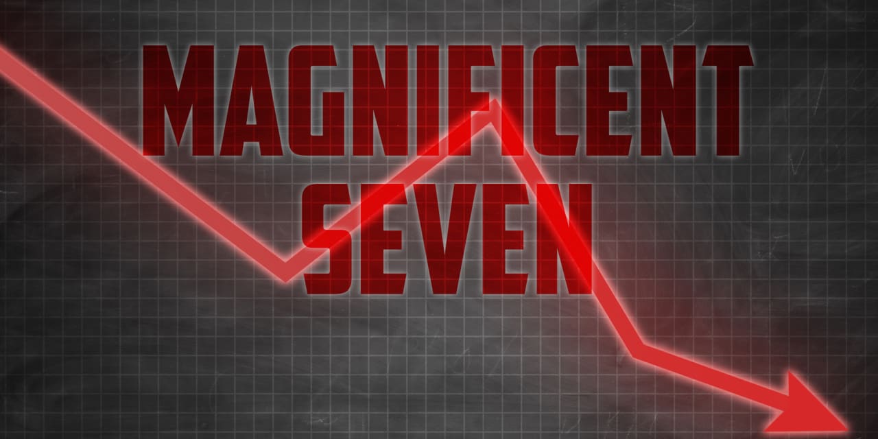 "Tech's 'Magnificent Seven' Market Cap Plunge Signals Industry Shift"