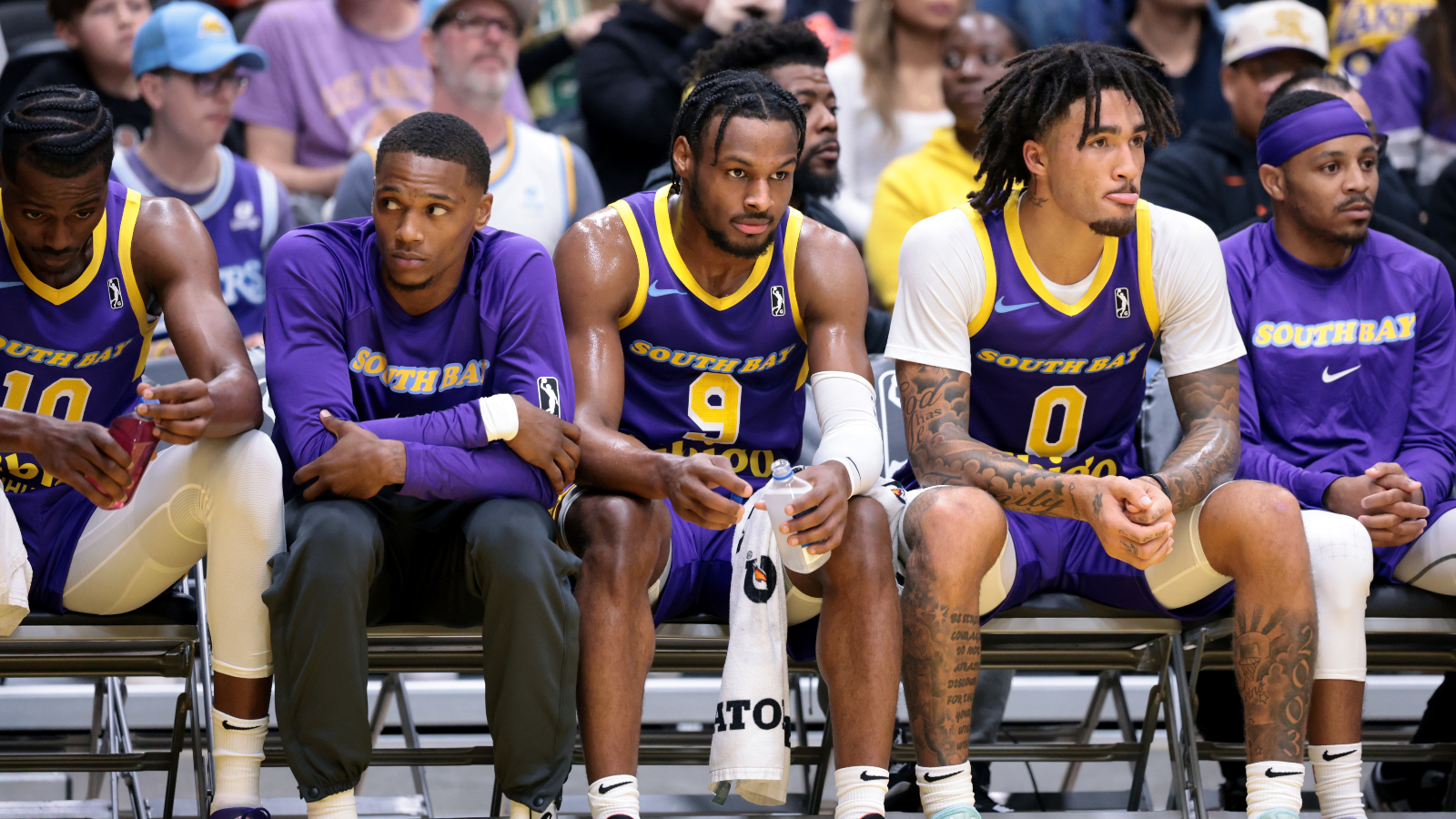 Featured image for Bronny James' G League Struggles Spark NBA Future Concerns