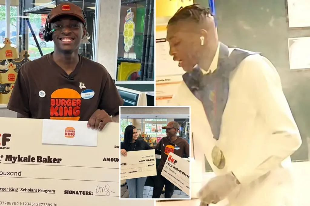 Featured image for Viral Burger King Graduate Mykale Baker Chooses Tech School After TikTok Fame