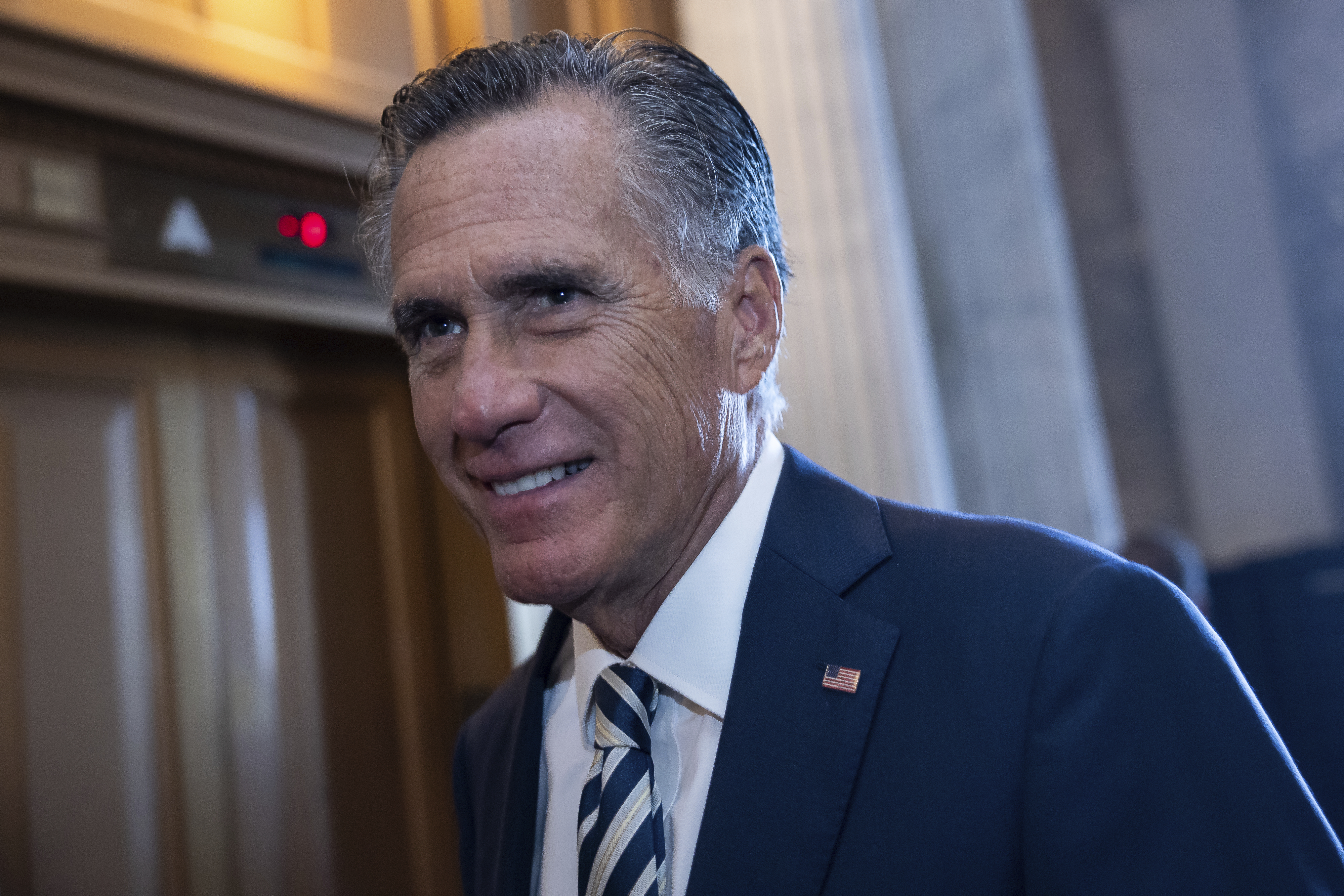 Romney Warns of Trump's Authoritarian Agenda and Endorses Biden