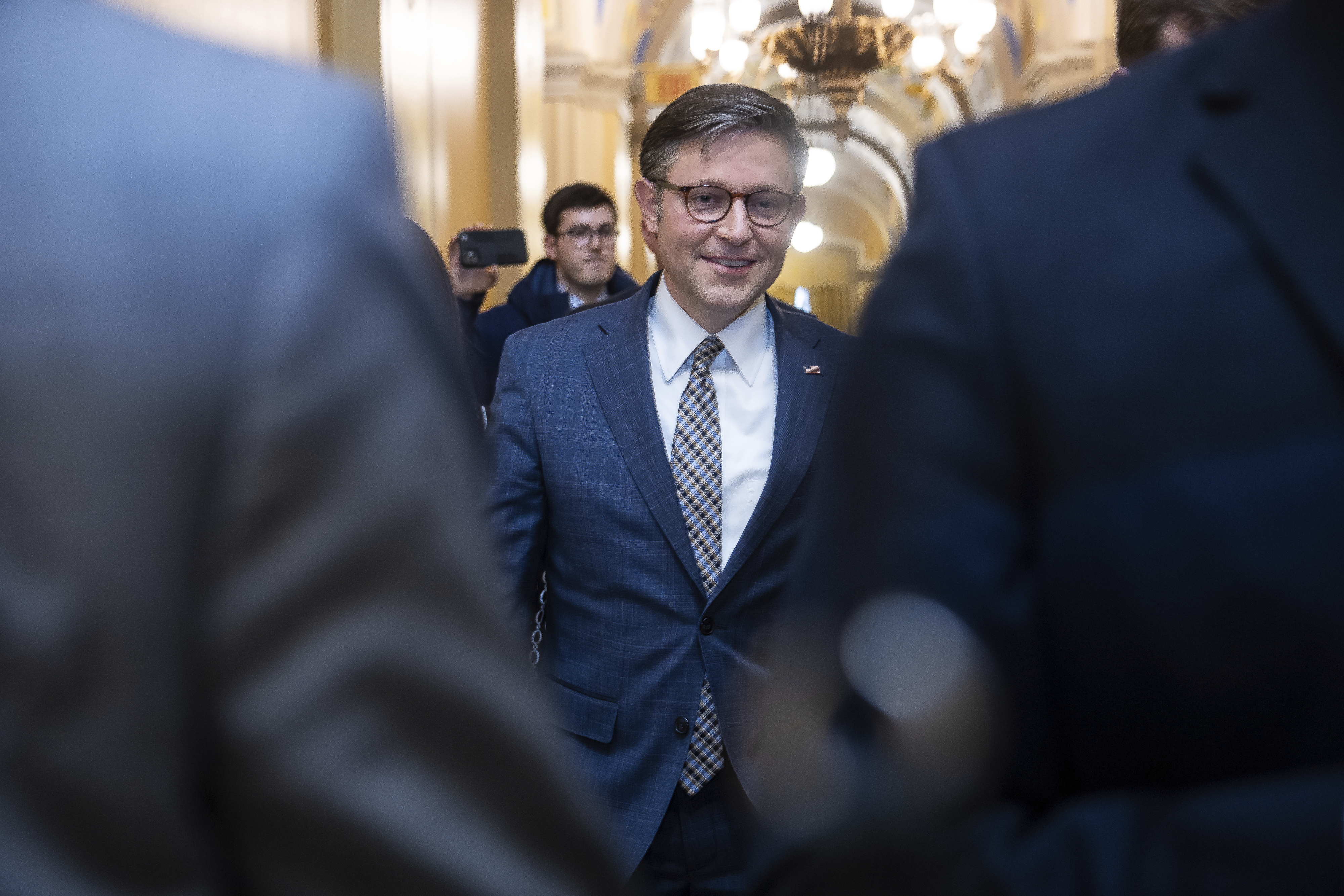 "Ukraine-Border Deal: Dems' Trade for Johnson Protection"