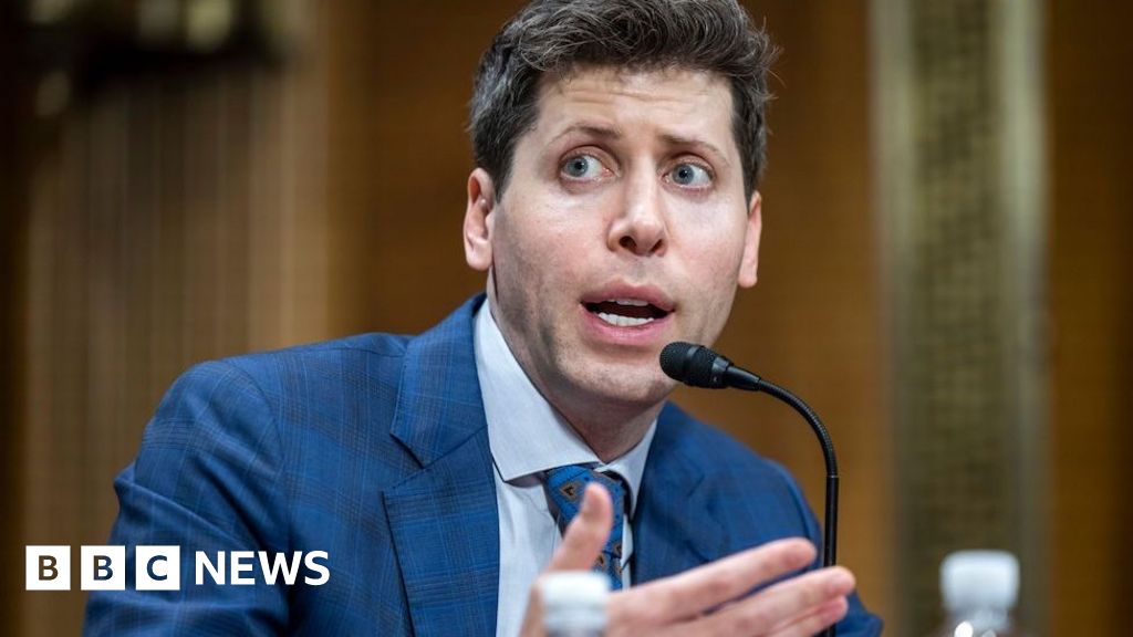 OpenAI CEO Sam Altman urges US regulation of artificial intelligence.