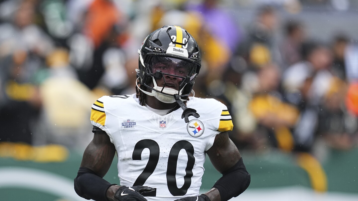 Featured image for Steelers' Kaleb Johnson sidelined from kickoff returns after Week 2 mistake