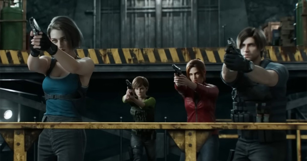 Featured image for "Resident Evil: Death Island Promises Zombie Sharks and Absurdity in Avengers-style Movie"