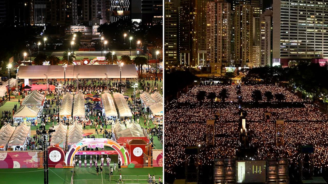 Hong Kong's Tiananmen Vigil Replaced by Pro-Beijing 'Carnival' as India Train Crash Death Toll Rises.