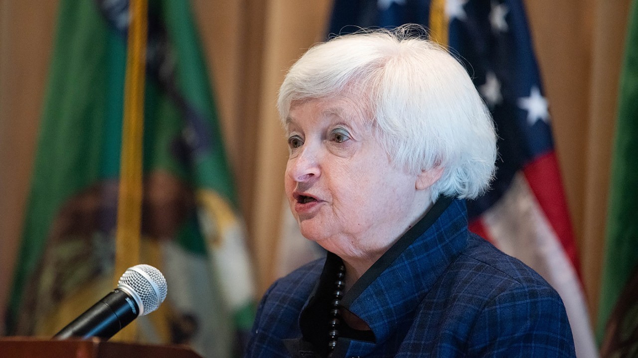 Yellen cautions on potential lending restrictions by US banks.