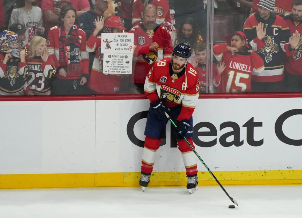 Matthew Tkachuk's Status Remains Unclear for Game 5 of Stanley Cup Final.
