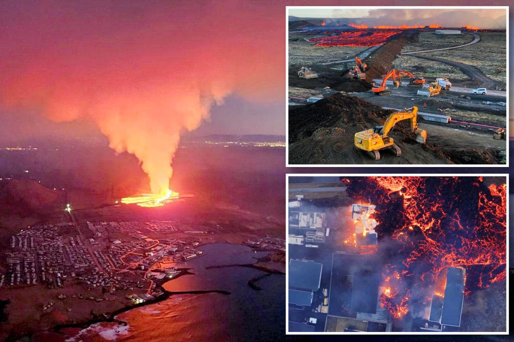 Iceland's Small Fishing Village Devastated by Second Volcano Eruption