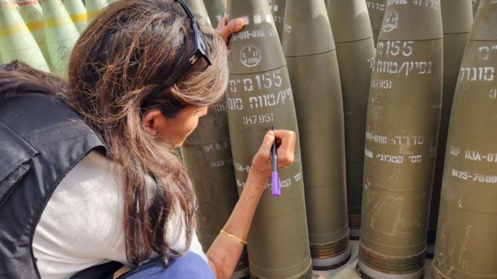 Nikki Haley's Controversial Message on Israeli Artillery Shell