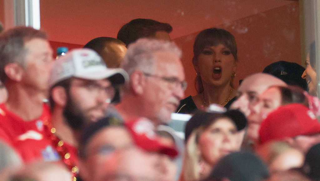 Featured image for Taylor Swift and Caitlin Clark Attend Chiefs-Lions Game with Kelce Family