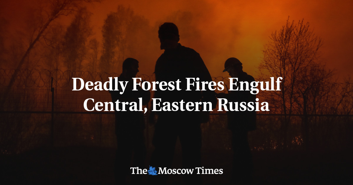 Russia Battles Devastating Wildfires in Central and Eastern Regions.