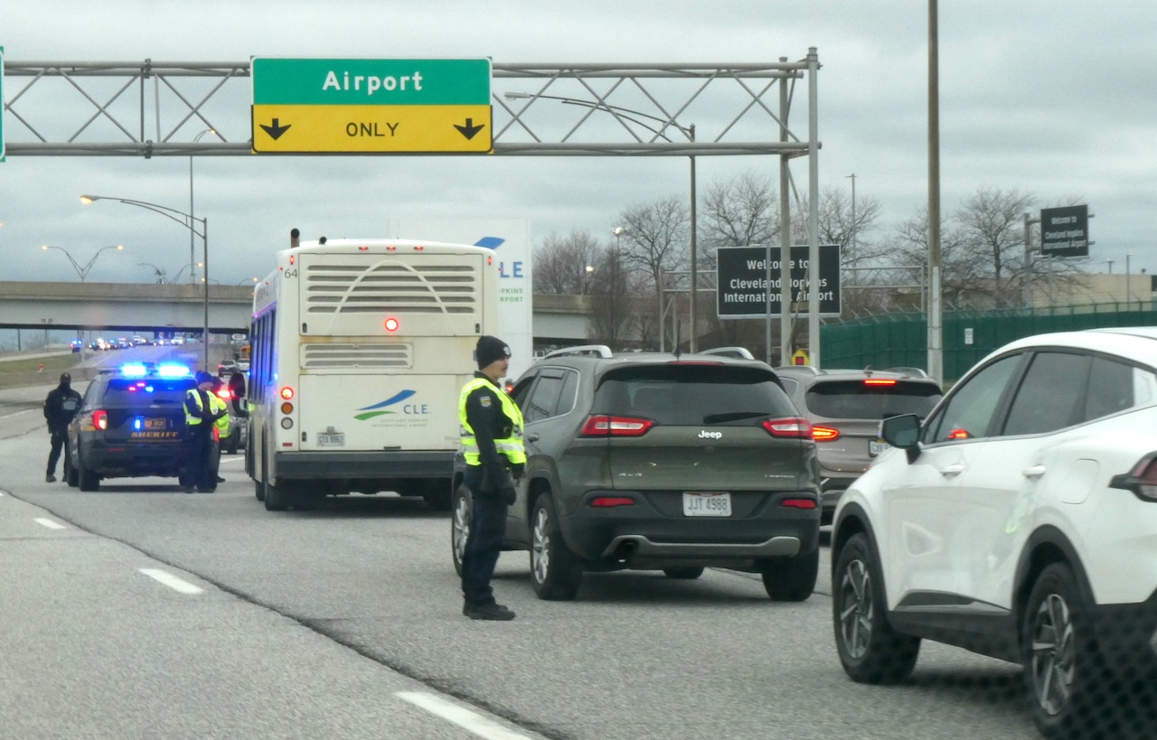 Featured image for Protest Caravan Causes Traffic Chaos Near Cleveland Hopkins Airport