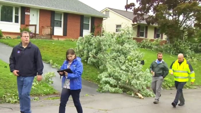 EF-1 Tornado Confirmed in Salem, Cleanup Underway