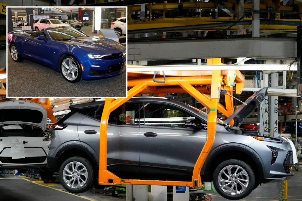 GM Cuts 1,300 Michigan Jobs as Camaro and Bolt Production Ends