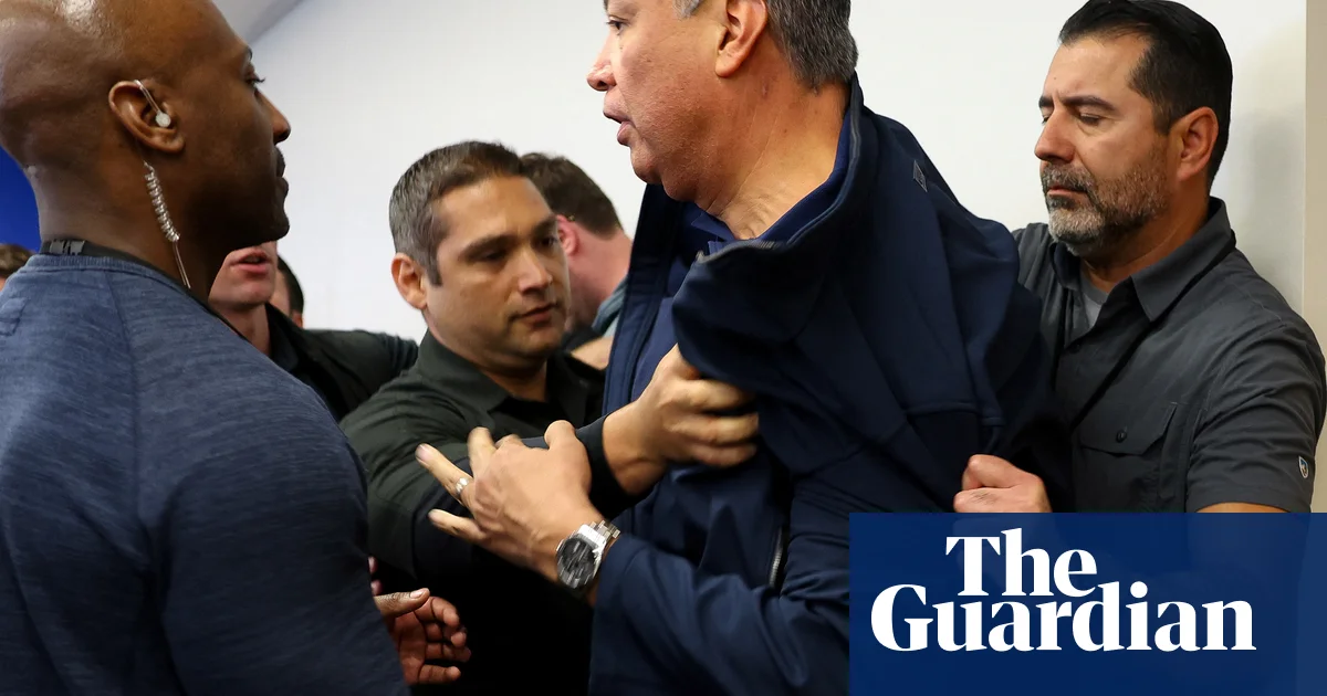 Featured image for Senator Padilla Removed from Kristi Noem Press Event in Los Angeles