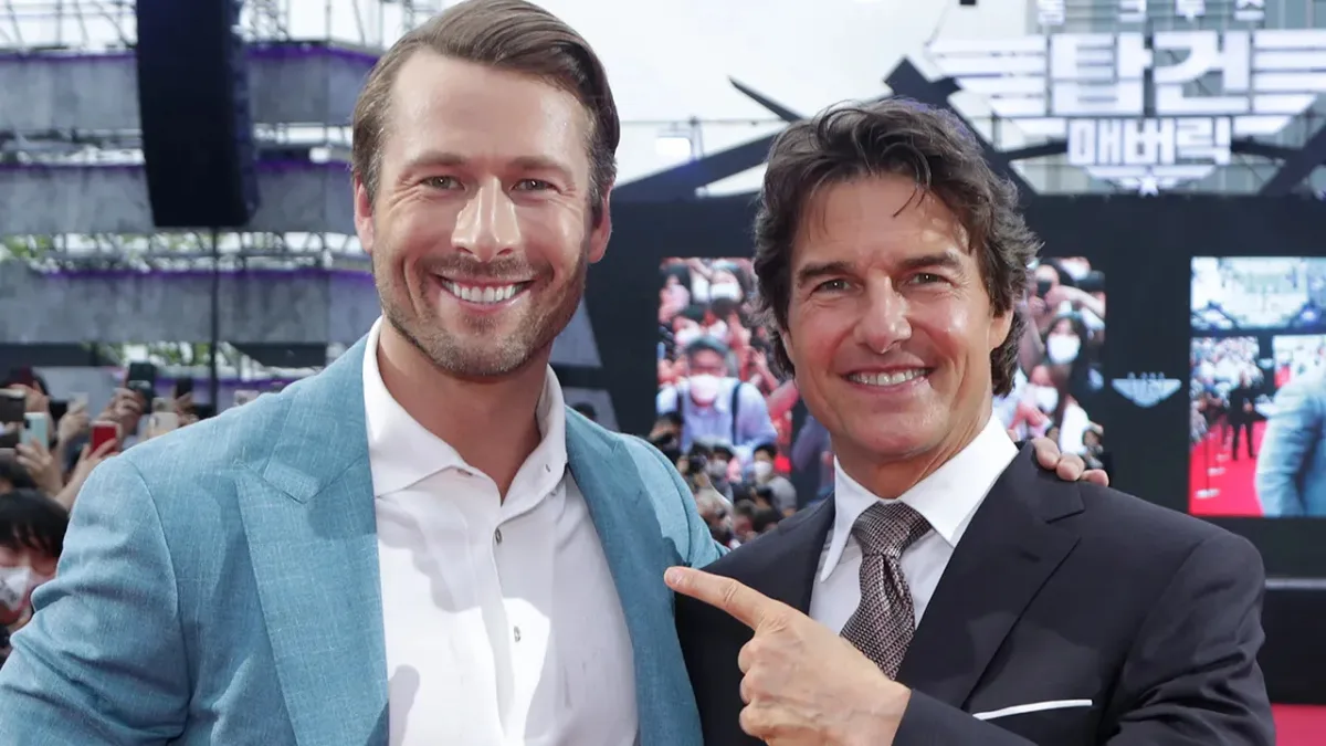 Featured image for Glen Powell Nearly Went Broke Awaiting 'Top Gun: Maverick' Release