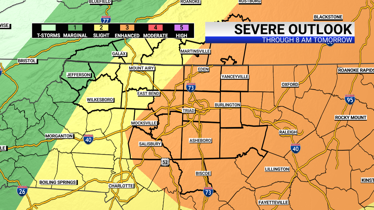Alert for Possible Severe Storms and Scattered T-Showers in Metro Detroit.
