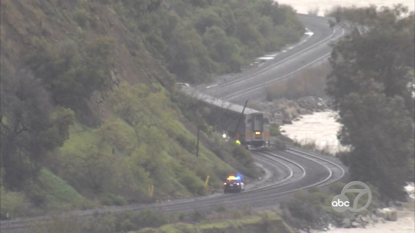 Amtrak train derails near Port Costa, CA with no injuries to passengers.