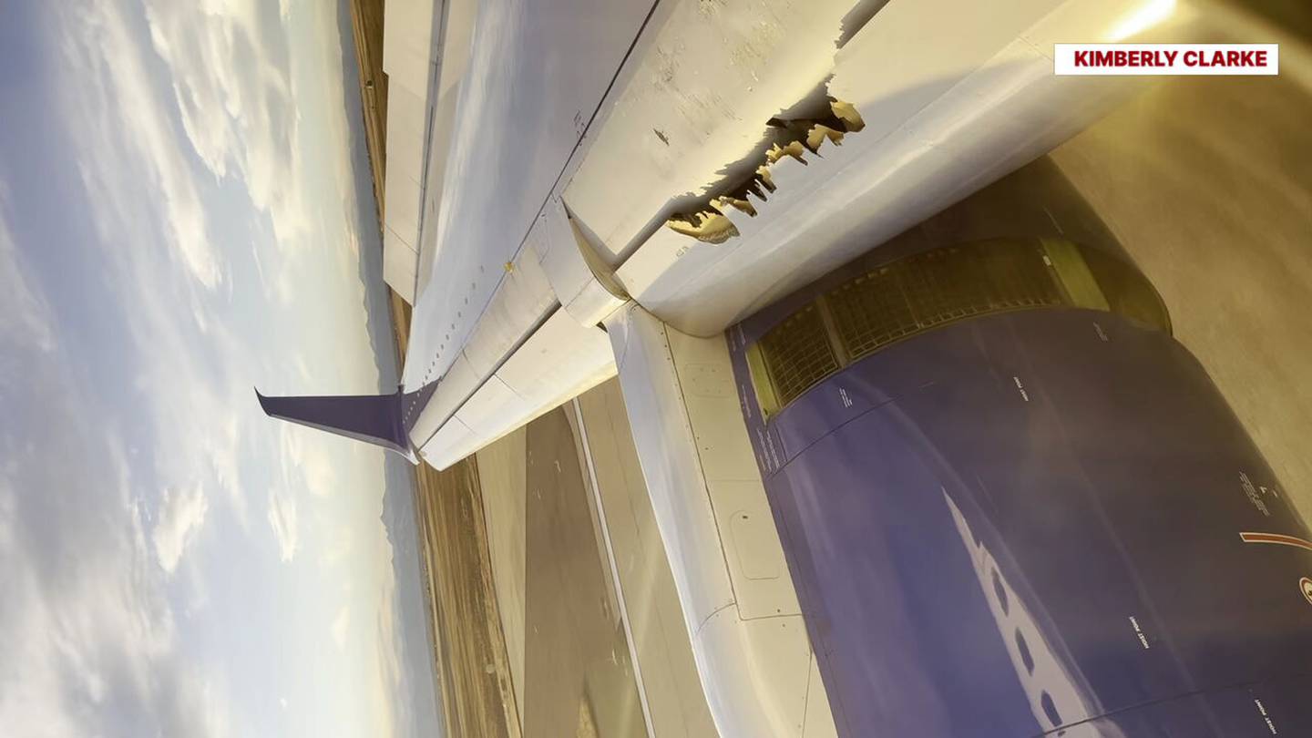 Boston-bound United flight diverted to Denver due to mid-air wing damage