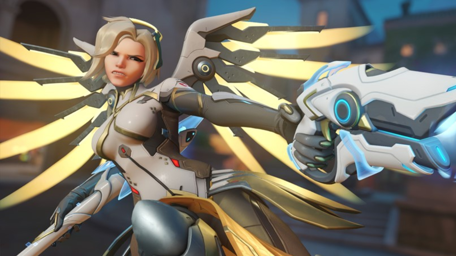Featured image for "Exploitative Mercy Mains Skip Cooldowns in Overwatch 2"