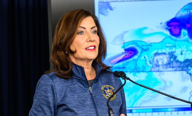 "New York Governor Declares State of Emergency for Impending Snowstorm and Arctic Blast"