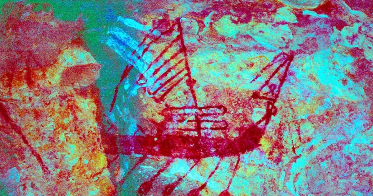Featured image for "Ancient Moluccan Warships Found in Australian Rock Art"