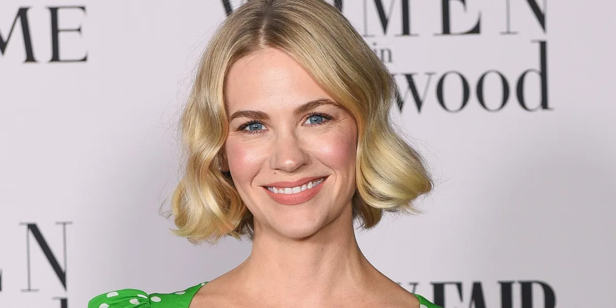 January Jones Rocks Chic String Swimsuit in Instagram Snap.
