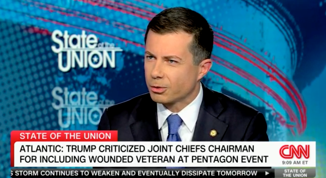 "Trump's Controversial Remarks on Disabled Veterans Condemned by Buttigieg"