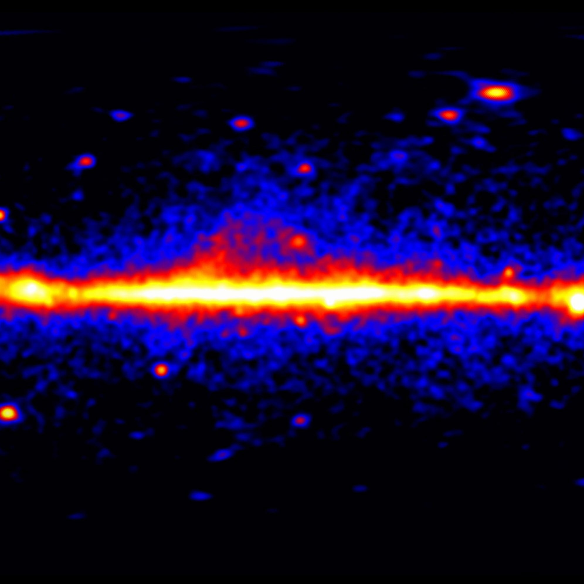 Featured image for "Fermi Mission Captures 14-Year Gamma-Ray Sky Time-Lapse"
