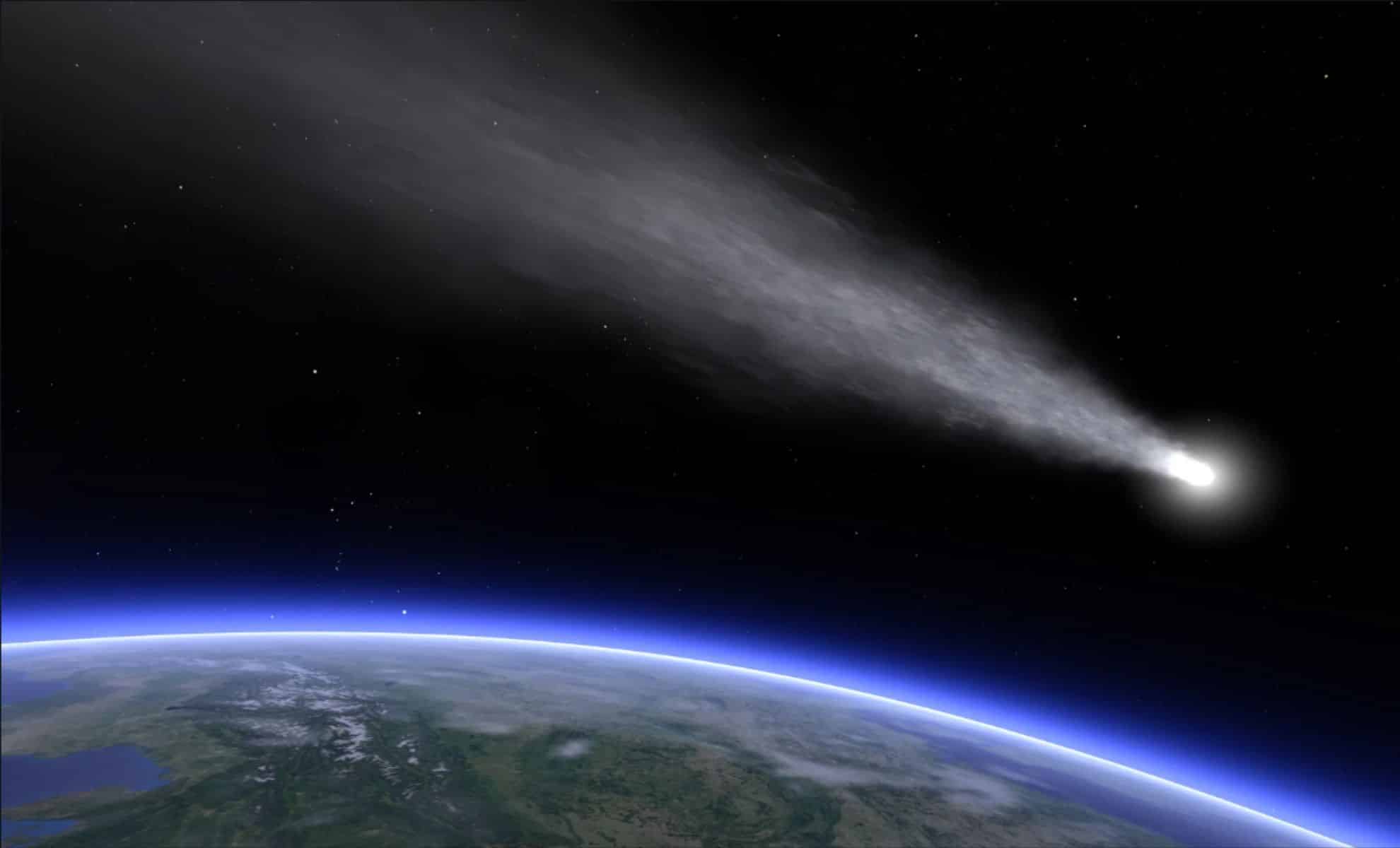 Featured image for Meteoroid Trails Offer Early Warning for Hazardous Comets