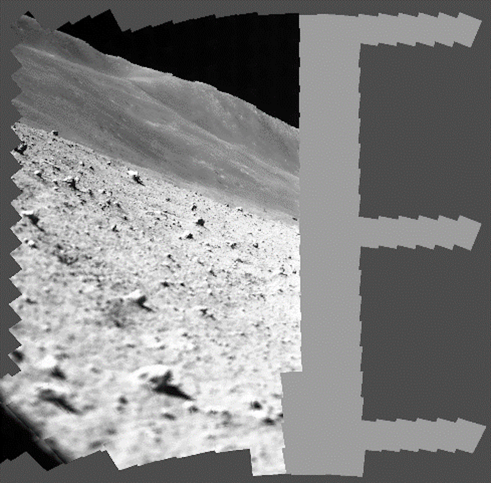 "Japan's Lunar Lander Overcomes Challenges to Capture First Images of Moon's Surface"