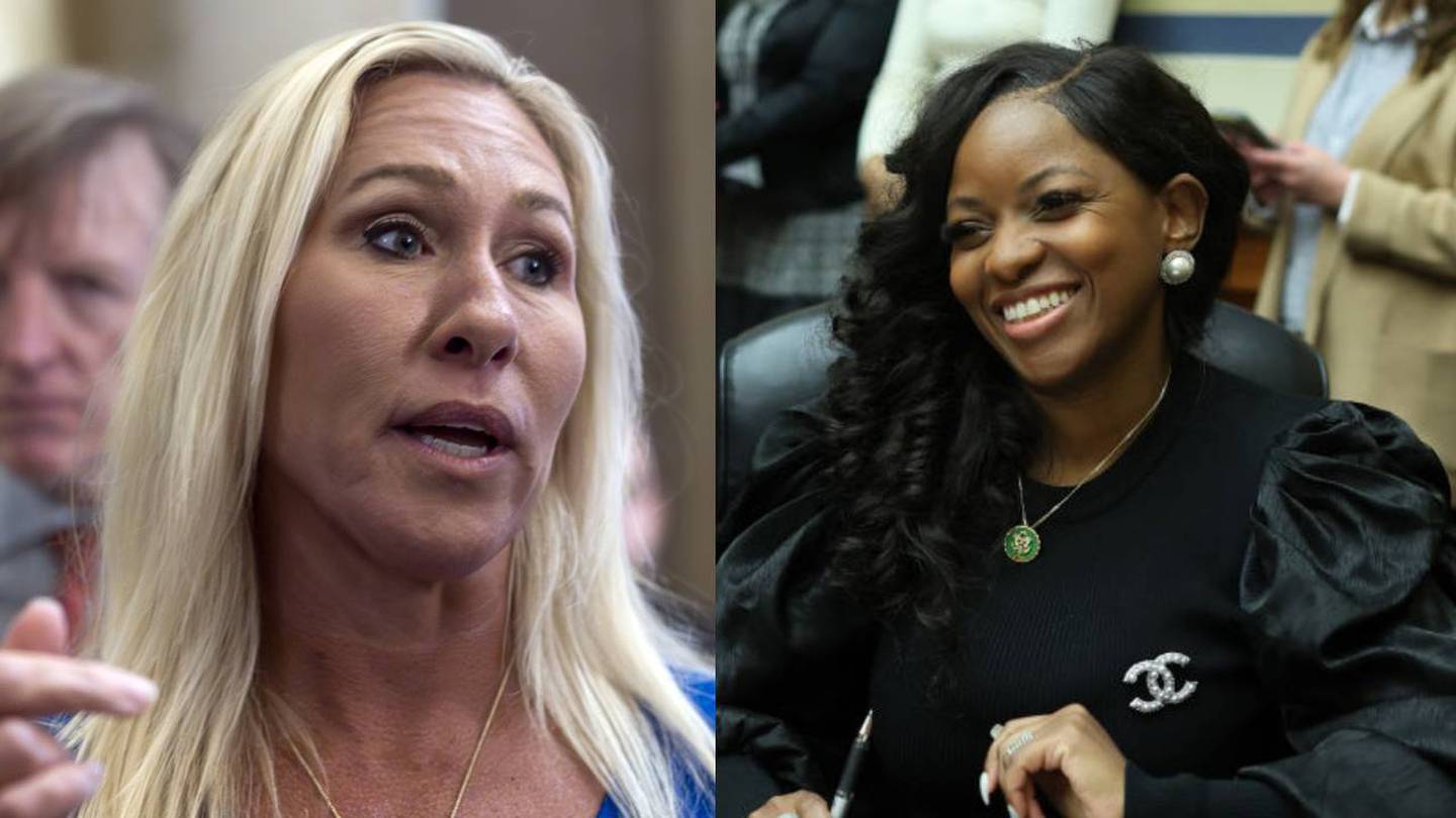 Featured image for Congresswoman Trademarks Viral Insult Aimed at Marjorie Taylor Greene