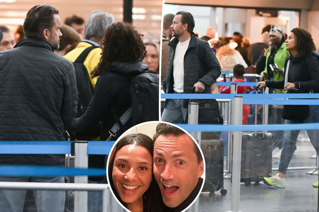 Featured image for "Andrew Shue and Marilee Fiebig Spotted Together Jetting Out of NYC"