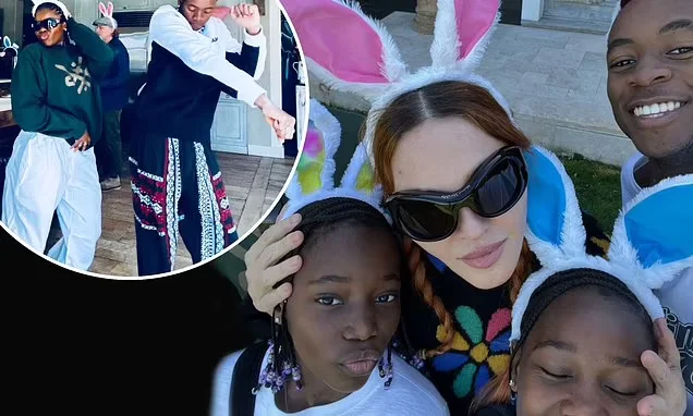 Inside Madonna's Family Easter Celebration.
