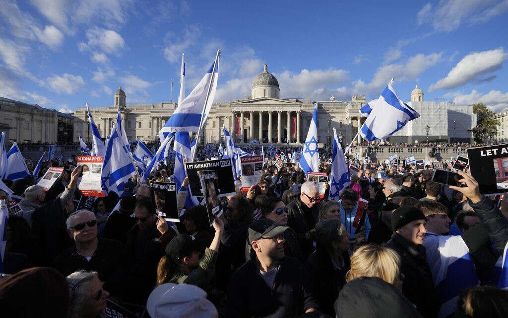 "Massive European Rallies Demand Release of Hostages, Condemn Hamas, and Call for Ceasefire"