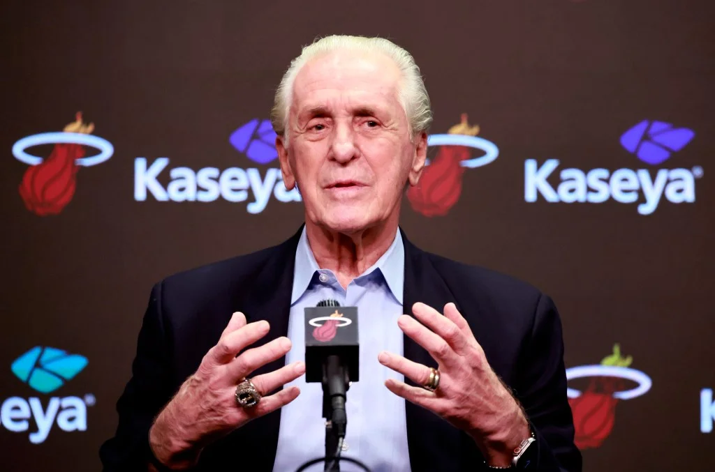 Pat Riley Talks Miami Heat's Future and Jimmy Butler's Superstar Status.