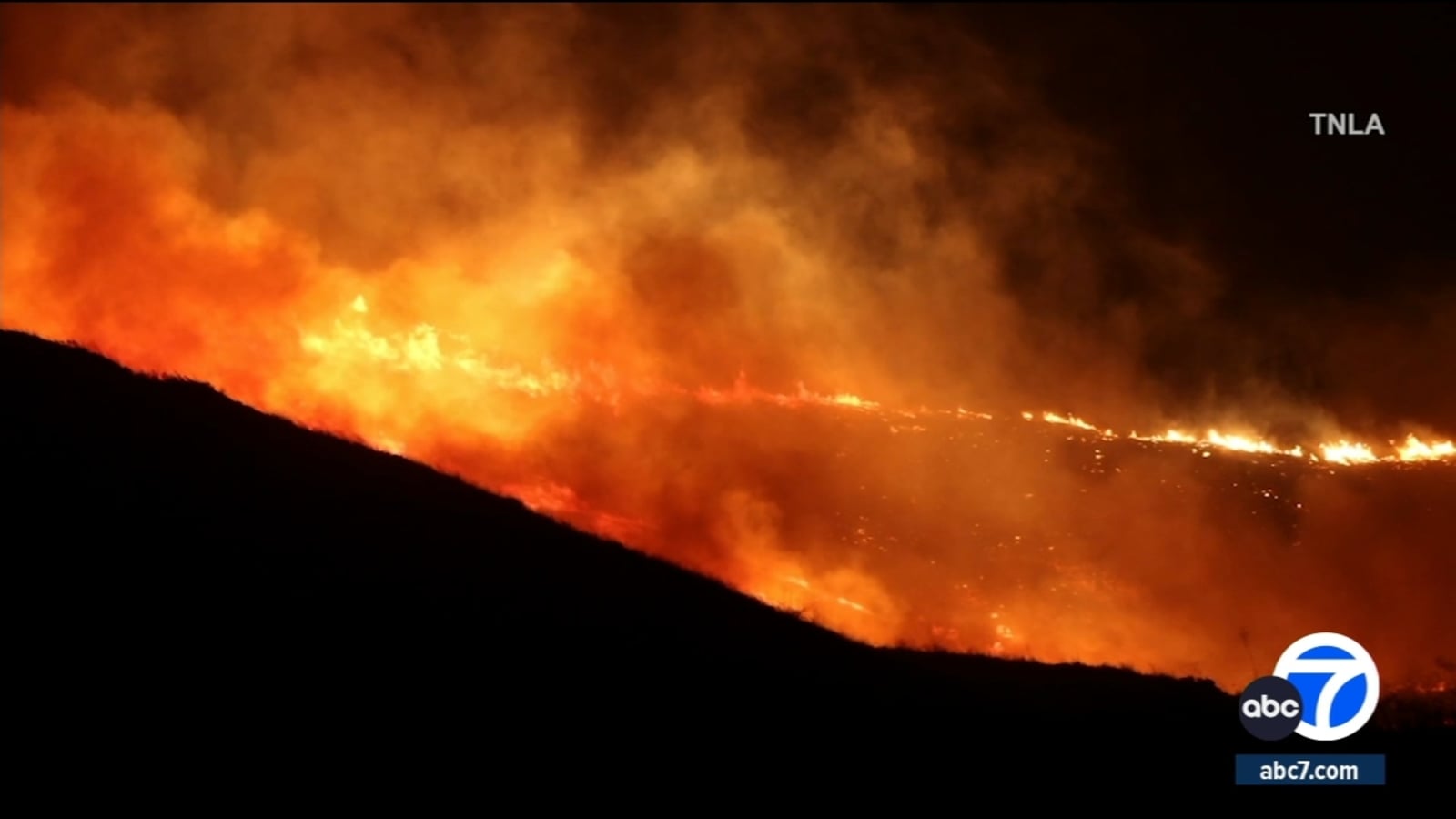 "Massive Brush Fire Forces Evacuations as Ventura County Burns"