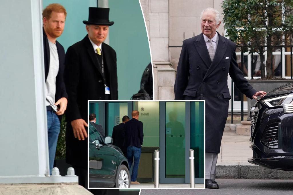 "Prince Harry's Reunion with Meghan Markle in LA Follows Brief Visit with Cancer-Stricken King Charles"