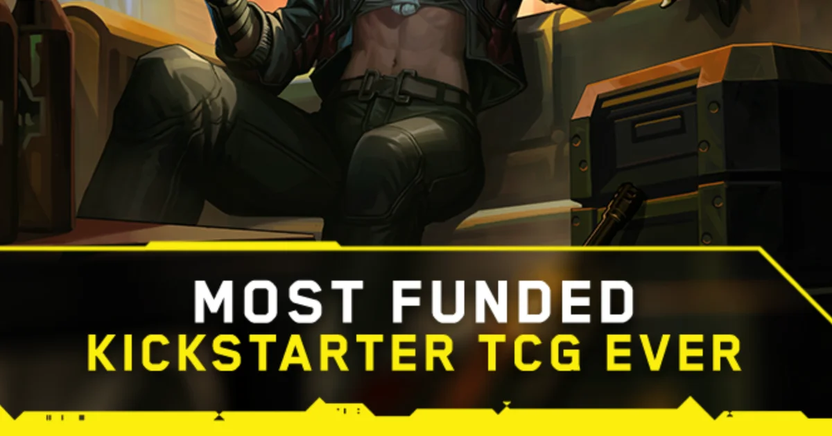 Cyberpunk-Themed TCG Smashes Kickstarter Funding Record in Minutes