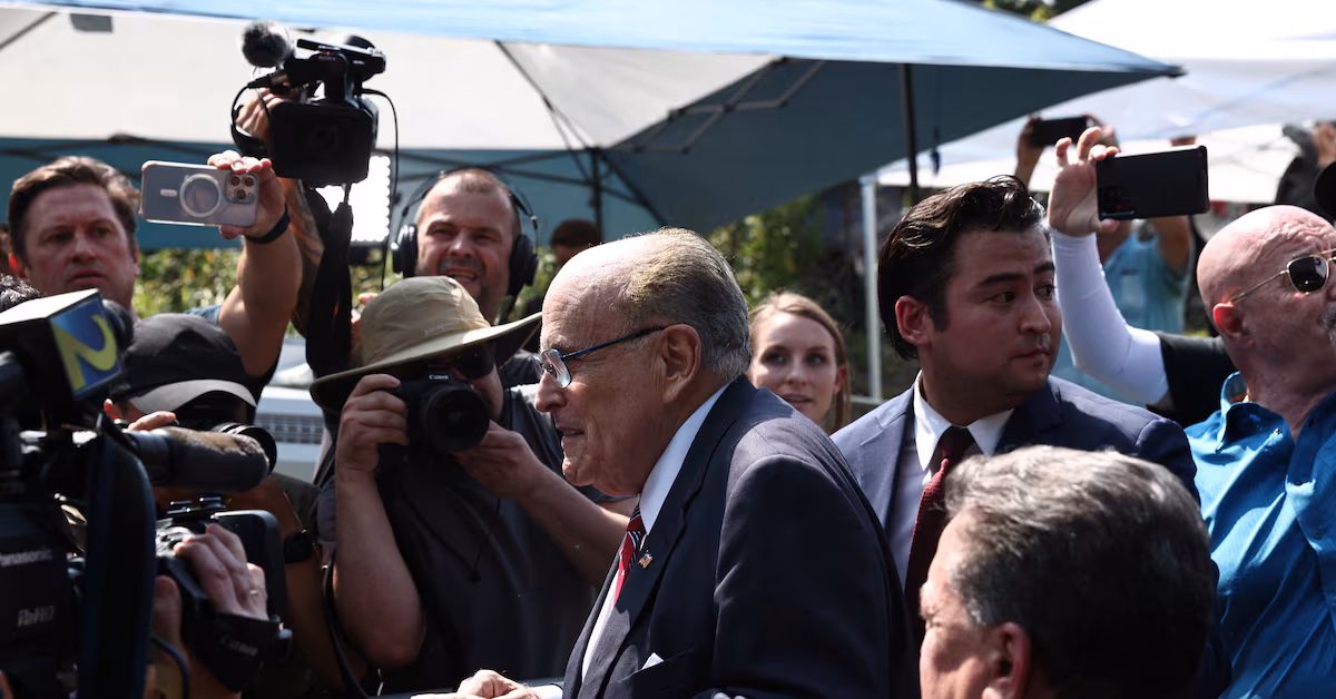 "Giuliani Surrenders and Speaks Out in Trump Election Subversion Case"
