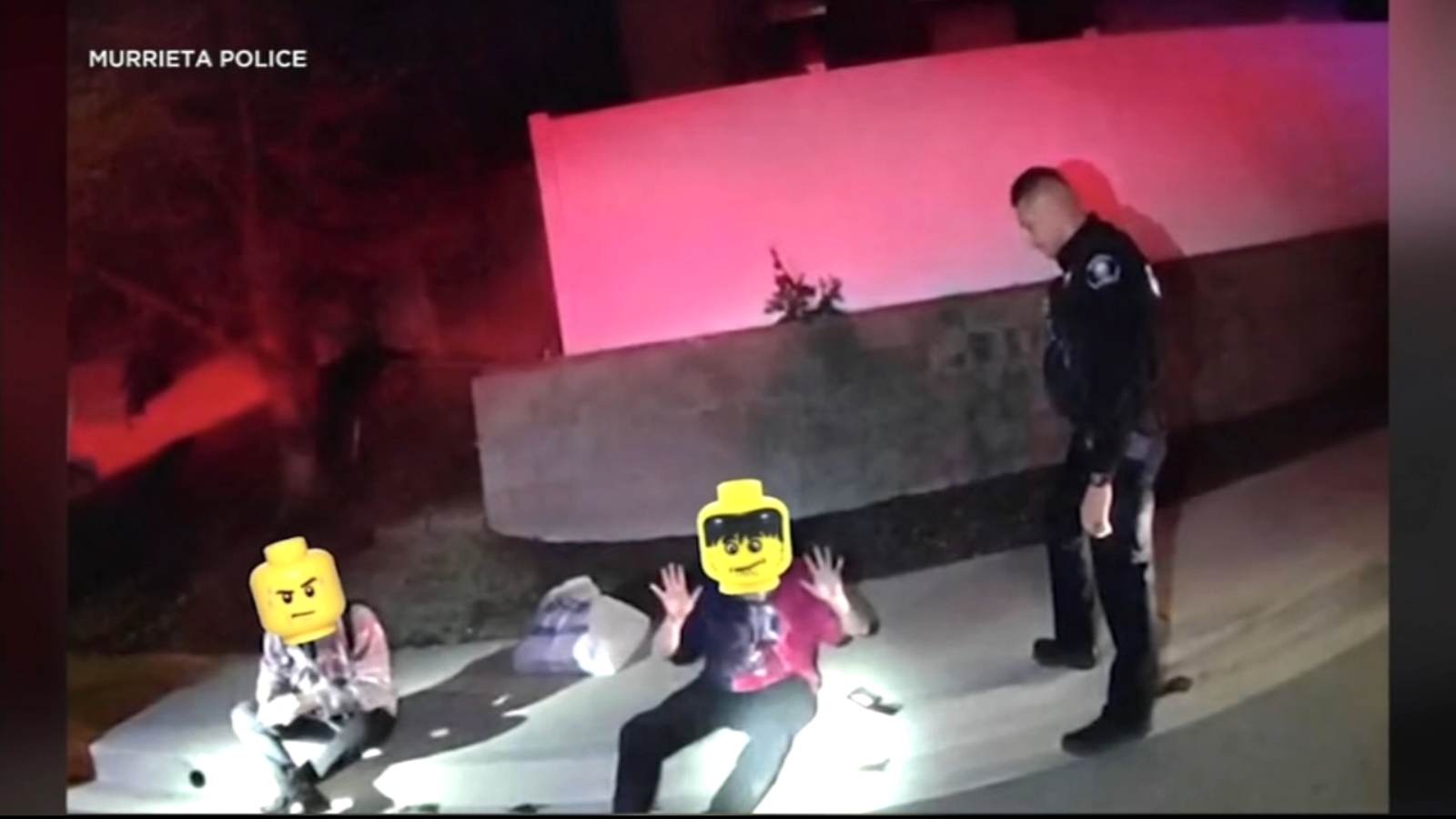 Featured image for "California Police Department Shields Suspects' Identities with LEGO Heads"