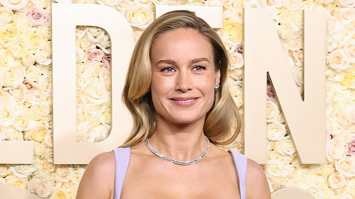"Brie Larson's Timeless Elegance Shines at 81st Golden Globes"