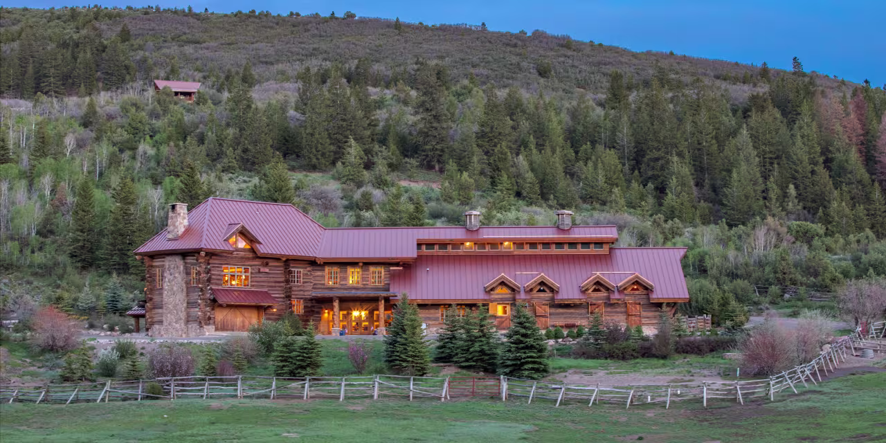 Featured image for Colorado Ranch with Luxury Log Cabin Reaches Auction Again