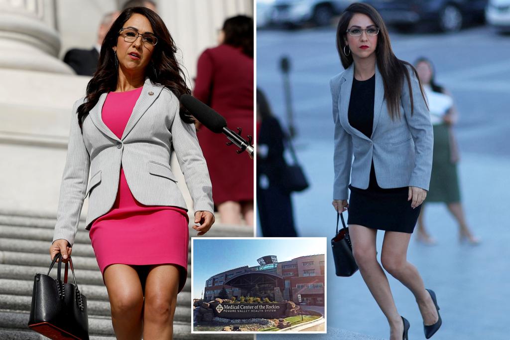 Featured image for "Rep. Lauren Boebert Hospitalized for Emergency Surgery to Remove Leg Blood Clot"