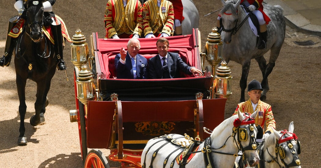 Featured image for Royal and Celebrity Highlights from Macron's UK State Visit