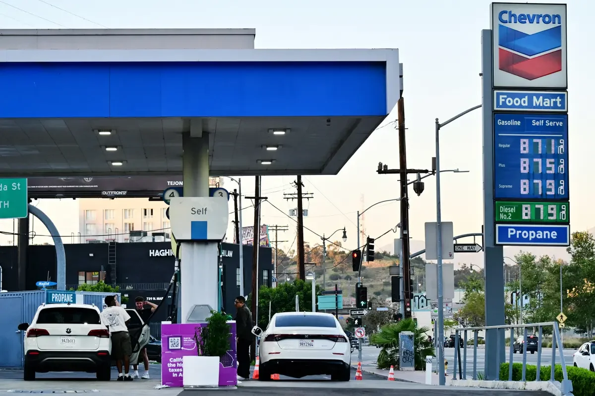 Map shows California gas prices far outpace the U.S. average